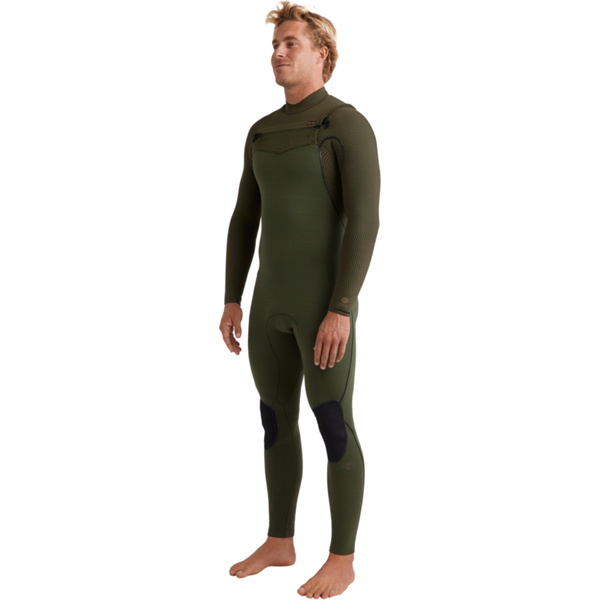 2025 Billabong Männer Furnace Natural 4/3mm Brustreißverschluss Neoprenanzug 24AW193501 - Military